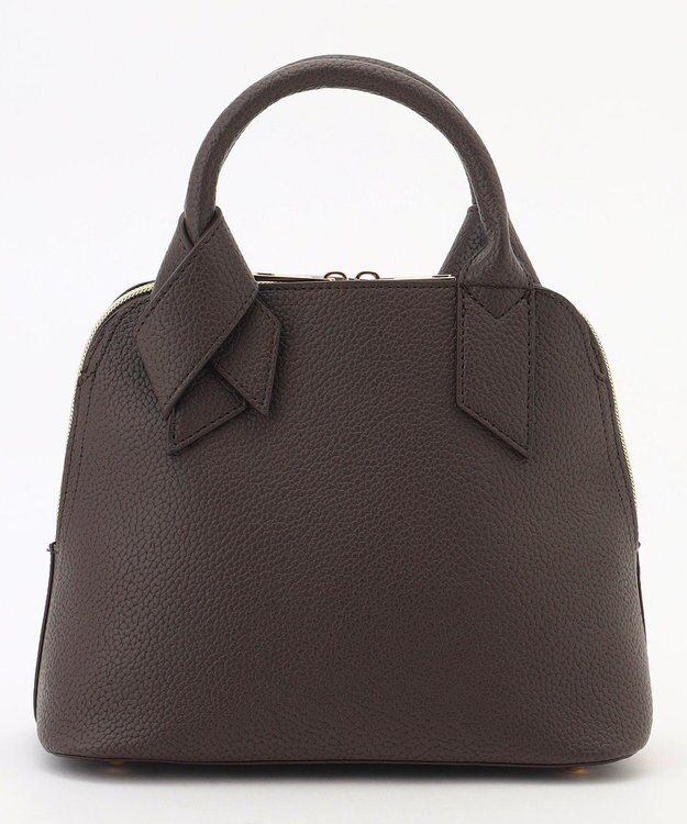 LA BAGAGERIE 【maison vert】 【超軽量/多収納】リボンハンドル2WAYバッグ ダークチョコ