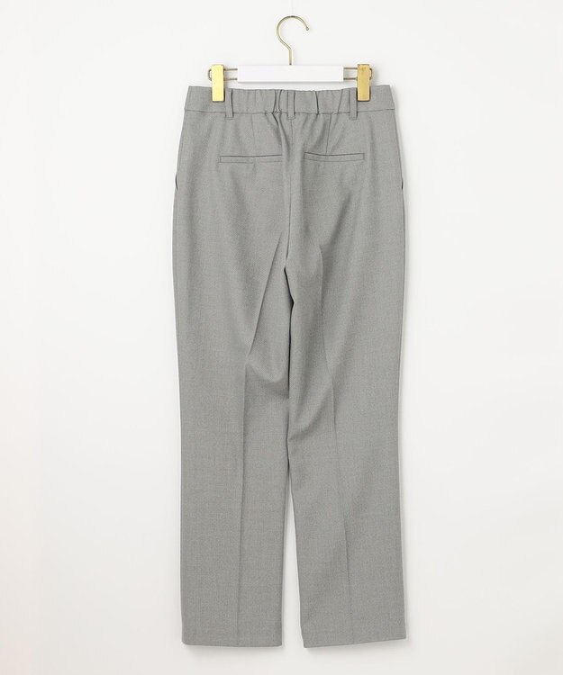 ANY SIS 【洗える】褒めらレディテーパード パンツ グレーシャンブレー