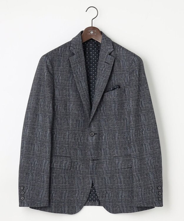JOSEPH ABBOUD 【ストレッチ/セットアップ/弱撥水】フランネル ジャージ ジャケット ネイビー系4