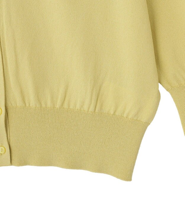 YECCA VECCA 【マシンウォッシャブル】カーディガン Yellow