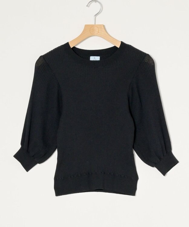 ONWARD Reuse Park 【組曲】ニット春夏 ブラック