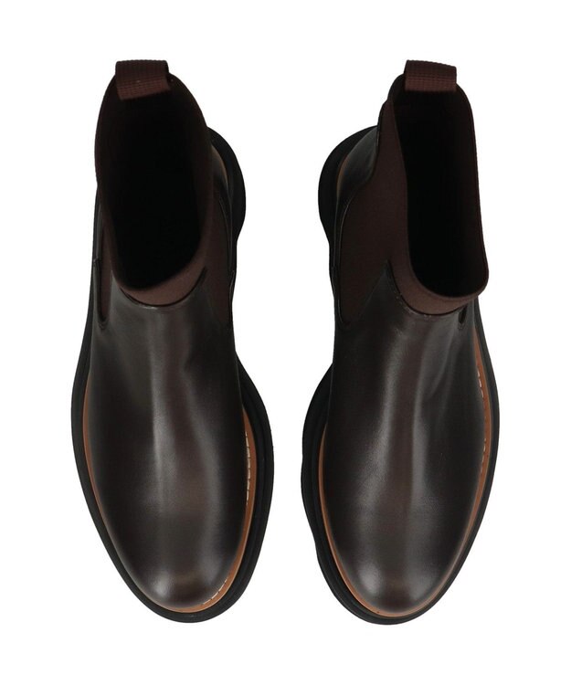 Bridget Birkin 【PARADIS COULEUR】ボリュームソールサイドゴアブーツ ダークブラウン