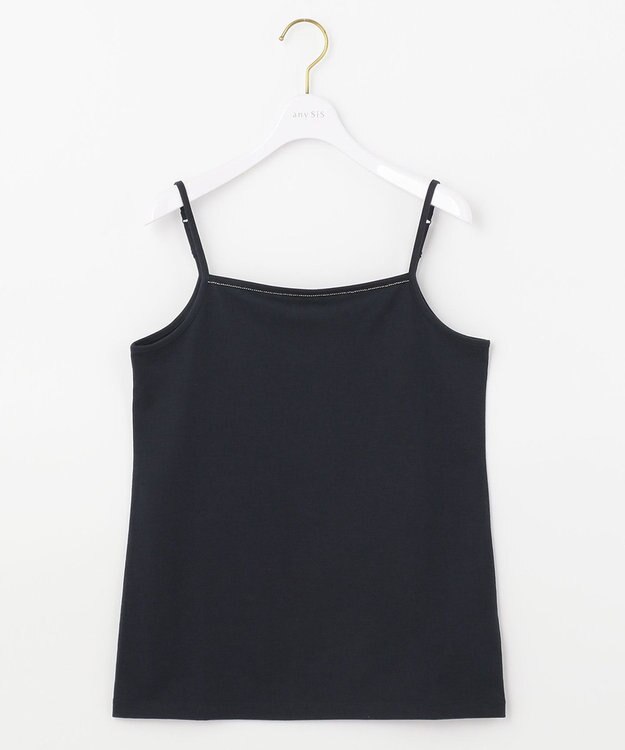 ANY SIS 【接触冷感】コンフォートモダールベーシック キャミソール ネイビー
