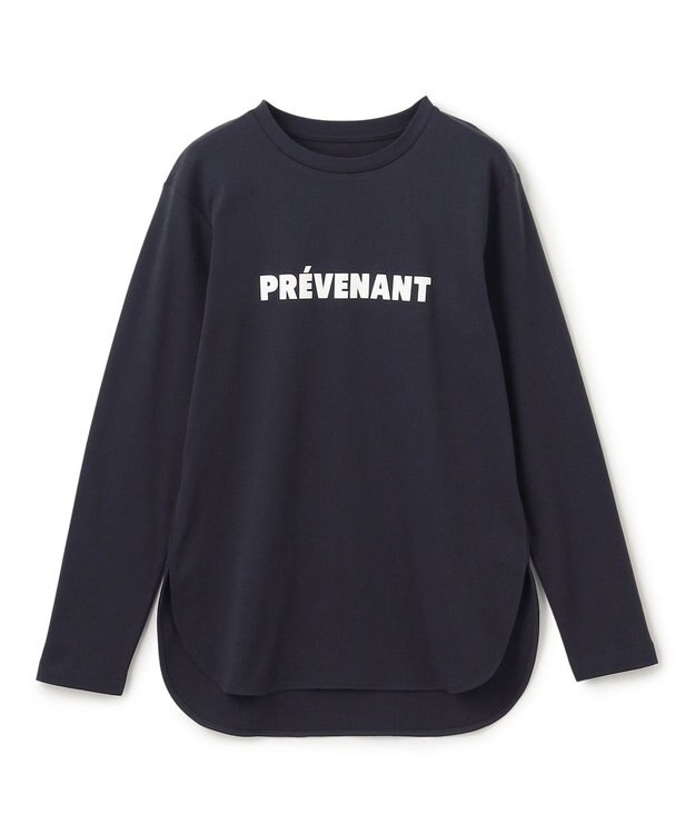 UNFILO ロゴプリントロンT ネイビー