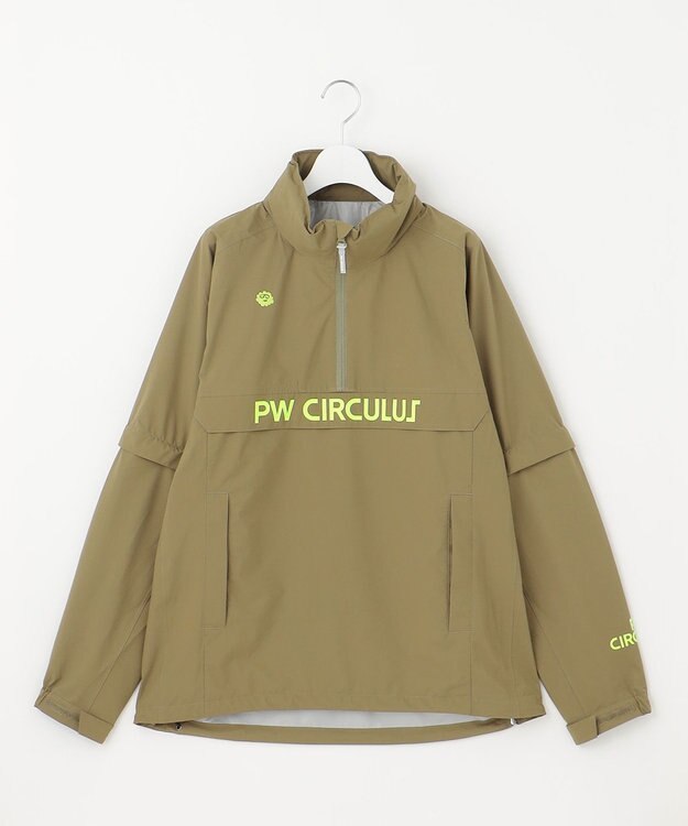 PW CIRCULUS 【 耐水圧20000mm  / レイン対応 】【UNISEX】防水レインブルゾン ゴルフ カーキ系