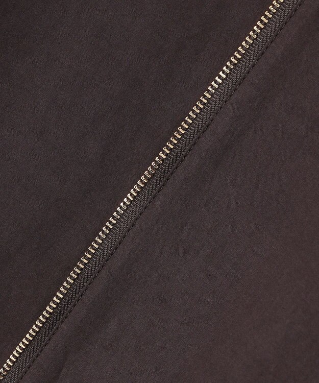 自由区 コットンリネンウェザーライト コート ブラウン