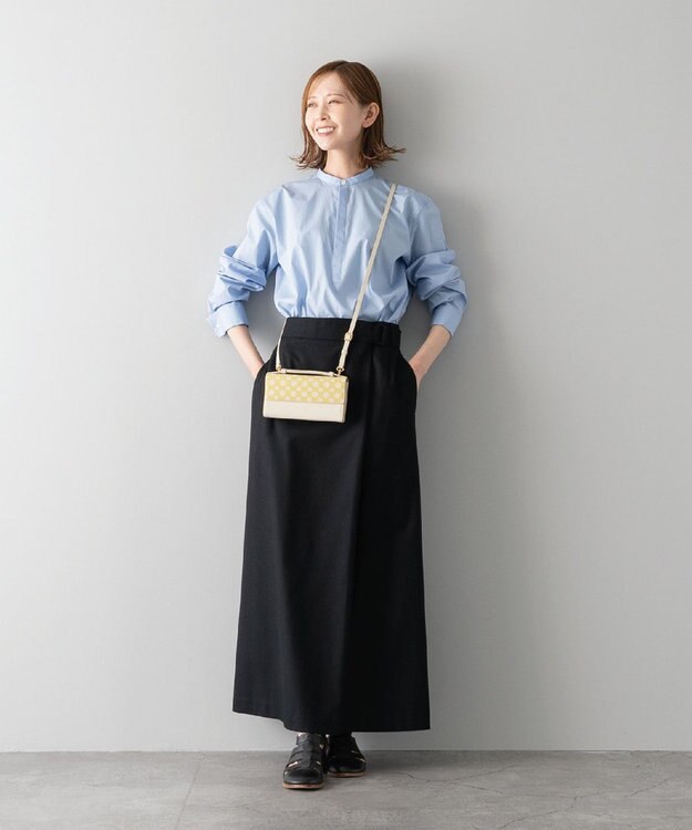 MIYABIYA La quoh with kirakaracho 南蛮七宝プリントレザー お財布ショルダー 菜の花(イエロー)