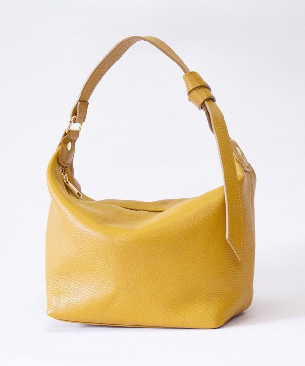 style code [Lyrss/リルス] イタリア製 牛革　HOLLAND PARK BAG 長財布対応 ミドルサイズバッグ イエロー