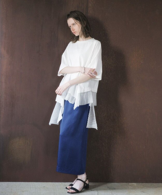 YECCA VECCA 裾アシメデザインプルオーバー White