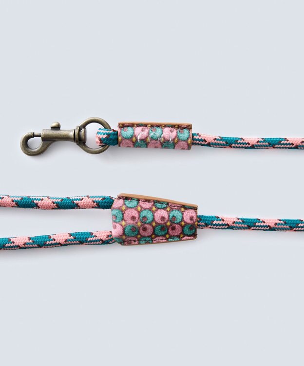 COQ HAPPY ARGYLE  ハンズフリーロングドッグリード ピンク