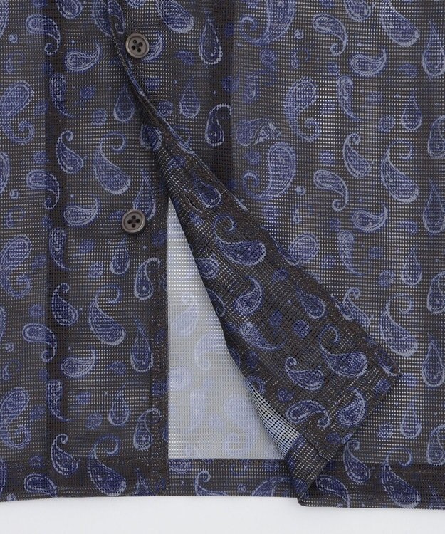 WEGO メッシュパターンオープンカラーシャツ（SS） 柄2