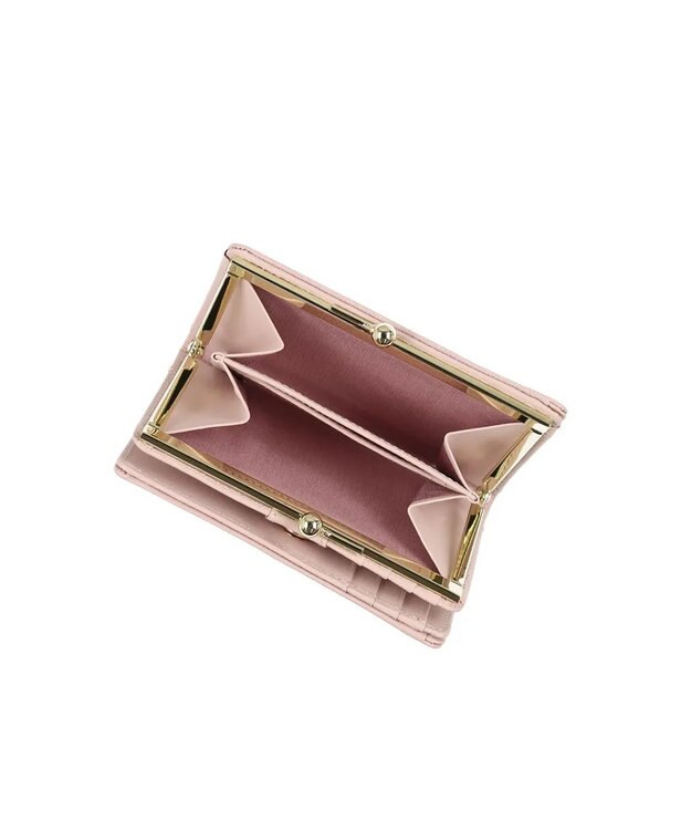 LANVIN en Bleu リュクサンブール 口金二つ折り財布 ペールピンク