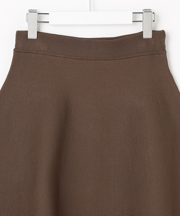 Feroux フリル ニット セットアップ ダークブラウン系