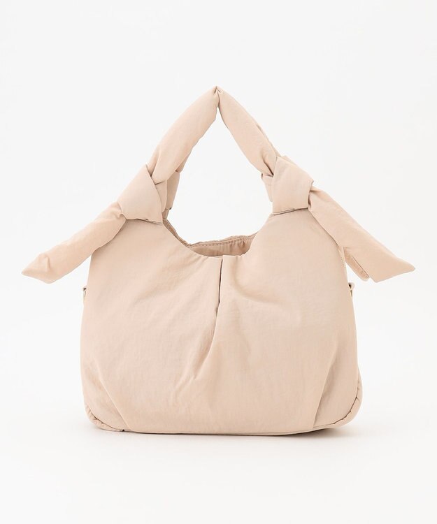 LA BAGAGERIE 【maison vert】 【撥水】リボンフワフワ２WAYトート アイボリー