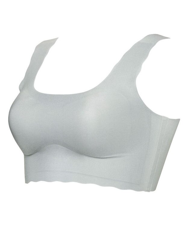 WACOAL 【GOCOCi ゴコチ】 ノンワイヤーブラ ハーフトップ まるでつけていないような着ごこち ムレにくい フラット仕上げ ホックなし CGG510 /ワコール チャコールグレー