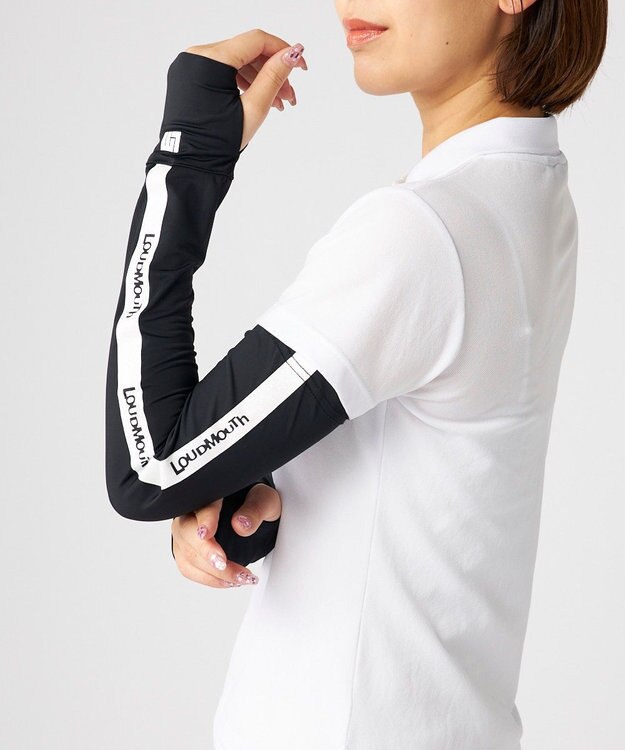 FILA GOLF／marie claire 【LOUDMOUTH】アームカバー Black