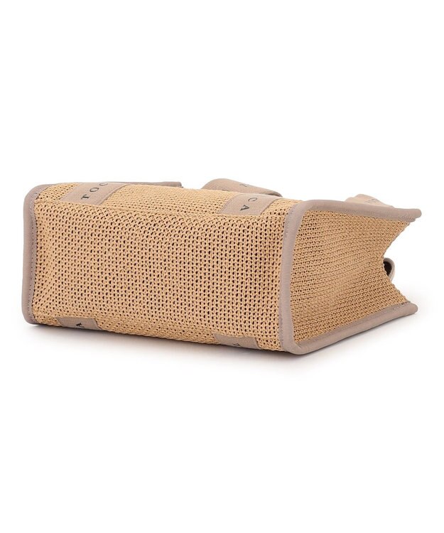 TOCCA 【WEB＆一部店舗限定】DANCING TOCCA SQUARE SUMMER TOTE かごバッグ ベージュ系