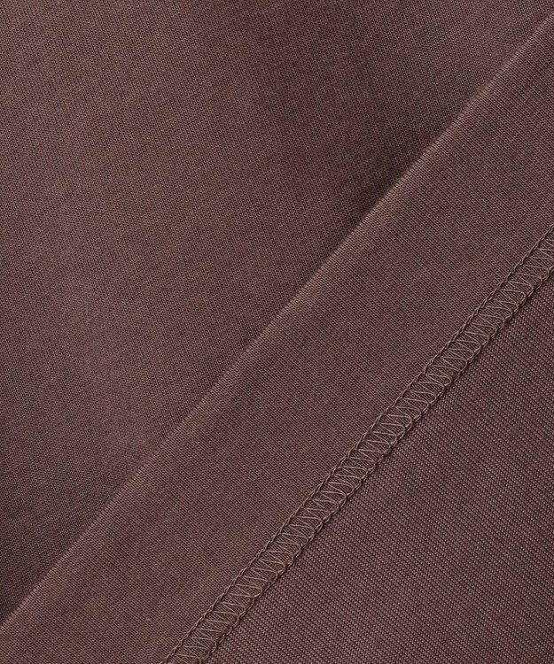 J.PRESS YORK STREET 【UNISEX】サイドスリット Tシャツ ダークブラウン系