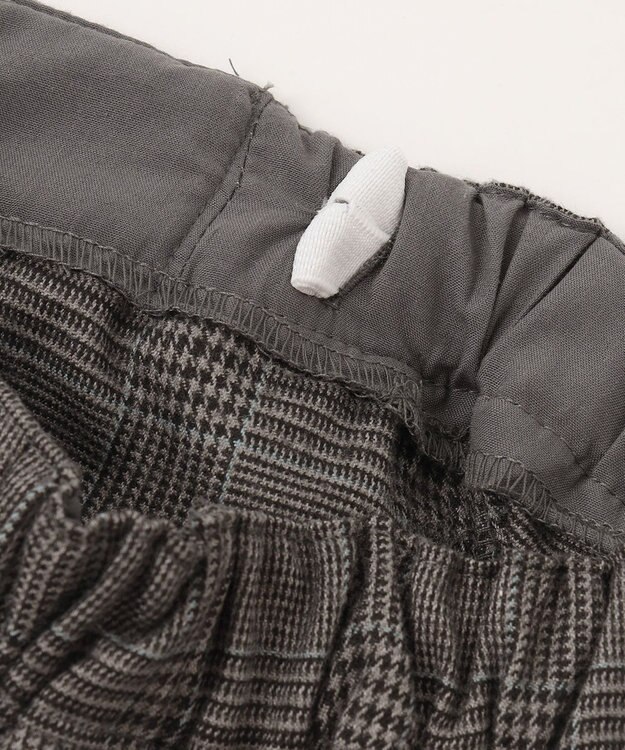 ANY KIDS チェック柄 プリーツ キュロット グレンチェック