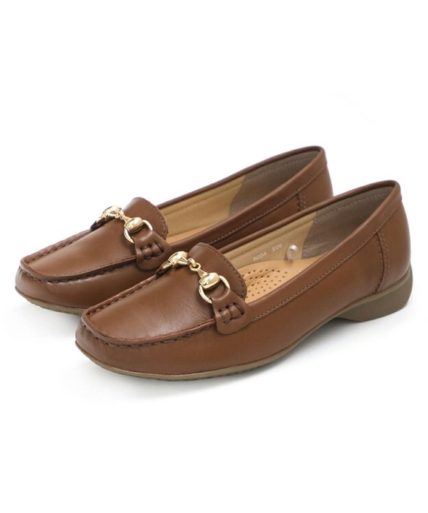 Pointer 本革ビットローファードライビングシューズ ライトブラウン
