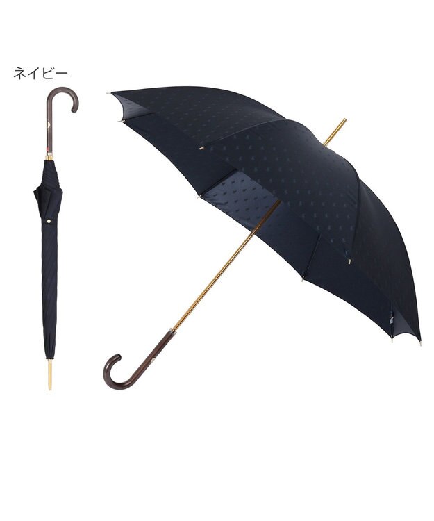 MOONBAT 【日本製】POLO RALPH LAUREN (ポロ ラルフローレン)長傘 ポロポニージャカード ダークネイビー