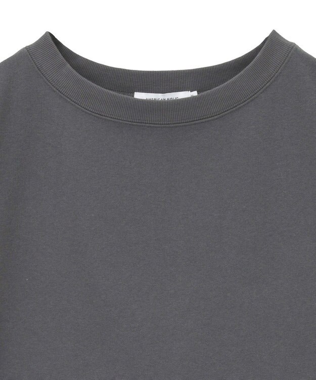 AMERICAN HOLIC 2WAYオフショルスウェット半袖プルオーバー Charcoal Gray