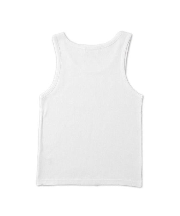 WEGO 【綿100%】リブタンクトップ ホワイト