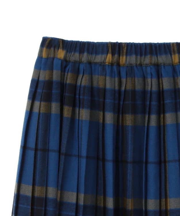 CRAFT STANDARD BOUTIQUE チェックプリーツスカート Blue