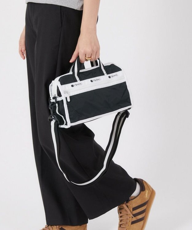 LeSportsac MINI DUFFEL CROSSBODY/スペクテイターブラック スペクテイターブラック