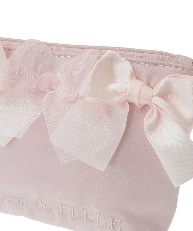 Maison de FLEUR リボンポーチ Pink