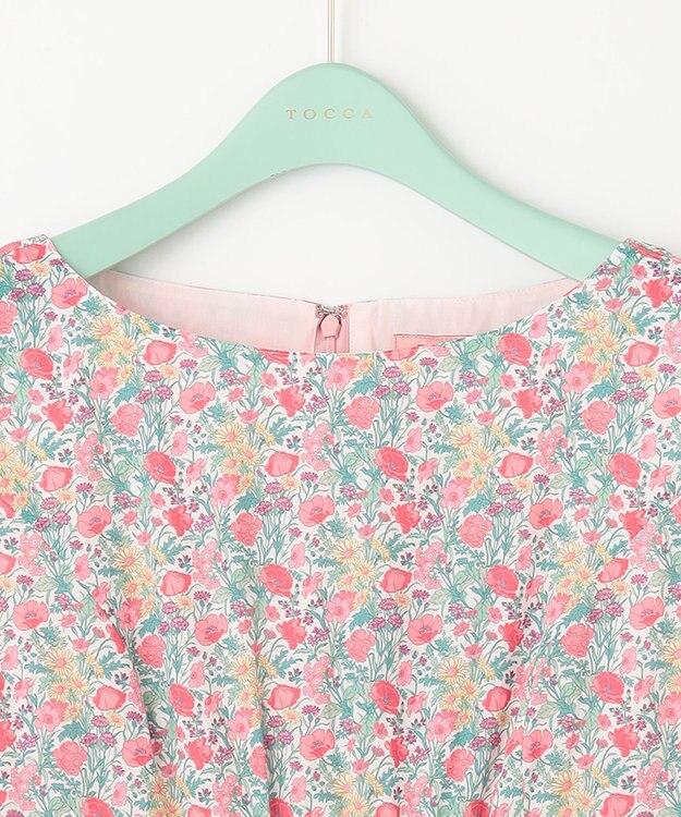 TOCCA 【LIBERTY社オリジナル素材】【洗える！】FLORAL STORY ドレス ピンク系5