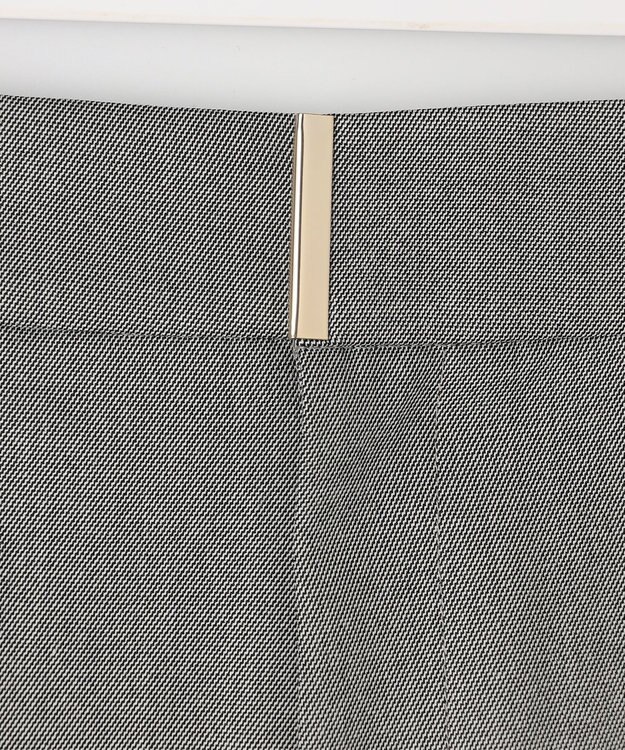 ANY SIS L 【洗える】褒めらレディテーパード パンツ グレーシャンブレー