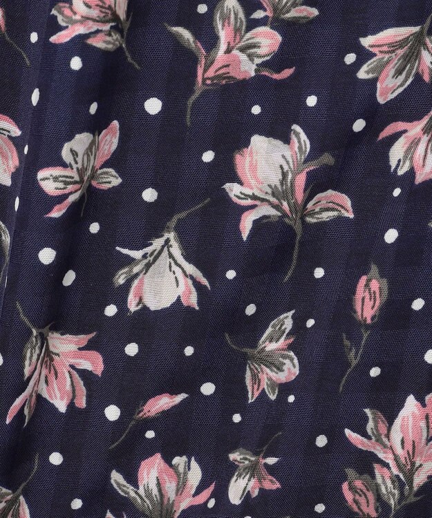 組曲 L フラワードットプリント スカート ネイビー系5