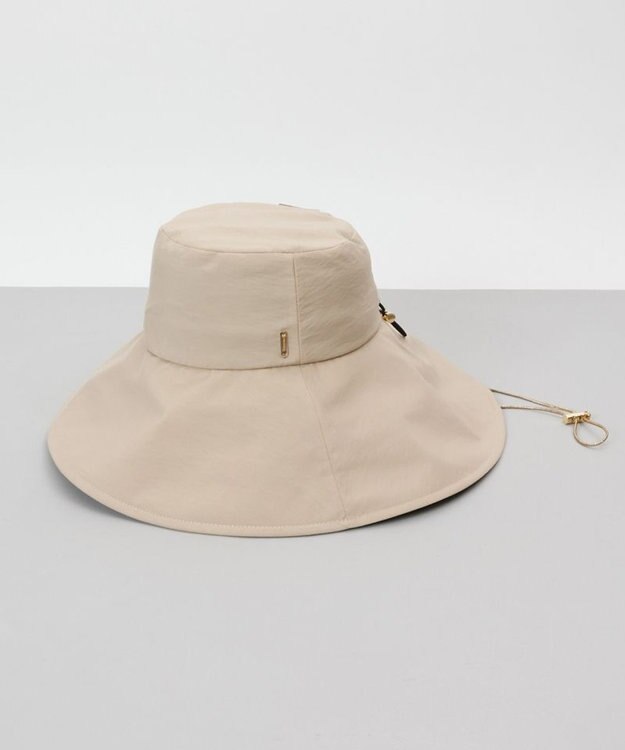 AURORA 【 Beaurance （ビューランス）】サマーシールド広つばキャペリンハット ベージュ