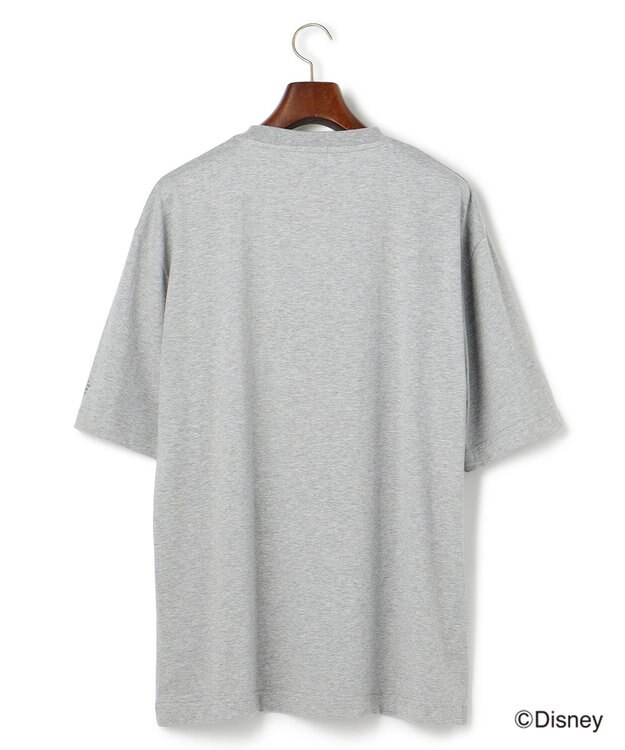 J.PRESS MEN 【DISNEY COLLECTION】【UNISEX】フロントイラストTシャツ / ミッキーマウス ライトグレー系