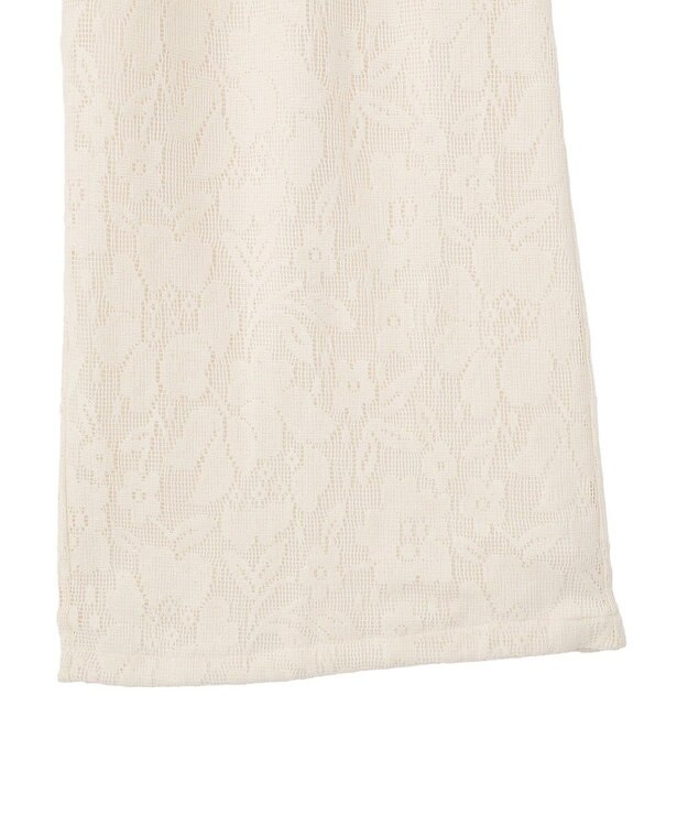 earth music&ecology 総レースカーゴパンツ Ivory