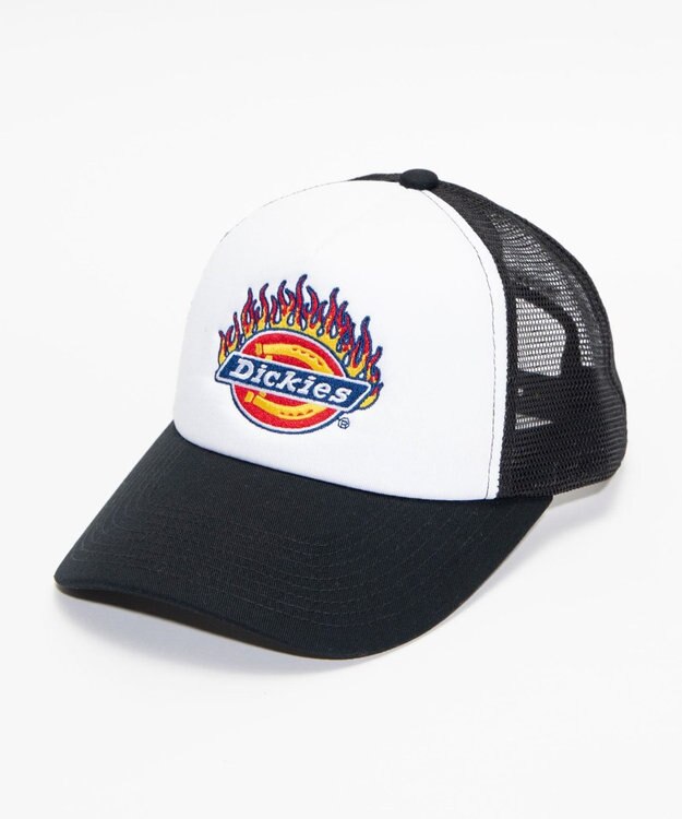WEGO Dickies　DK　EX　FIRE　ICON　MESH　CAP ブラック