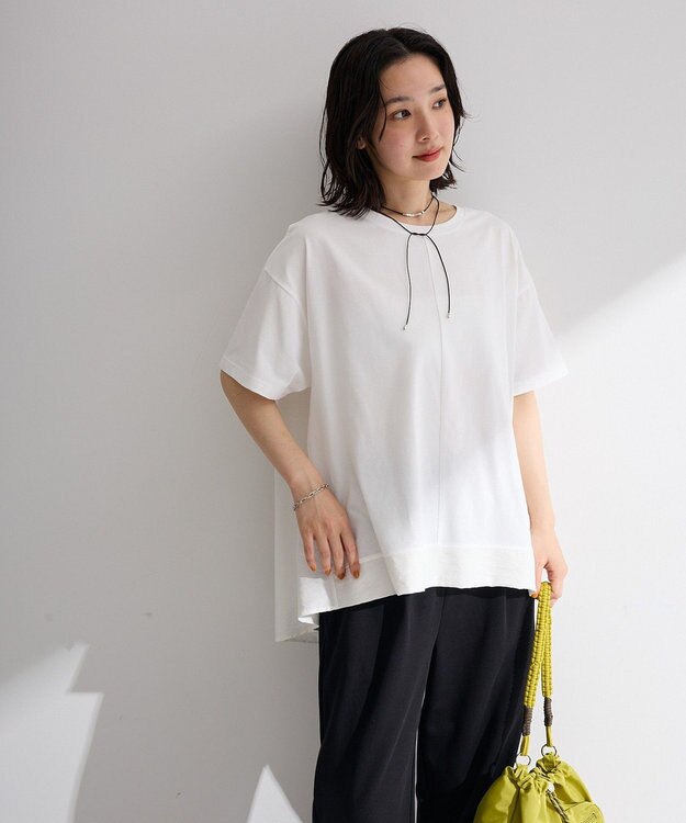 Green Parks バックタックドッキングプルオーバー Off White