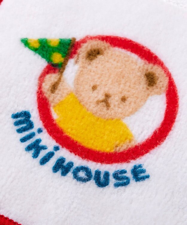MIKI HOUSE HOT BISCUITS 【ミキハウス】 ミキハウスベア ミニタオル 赤