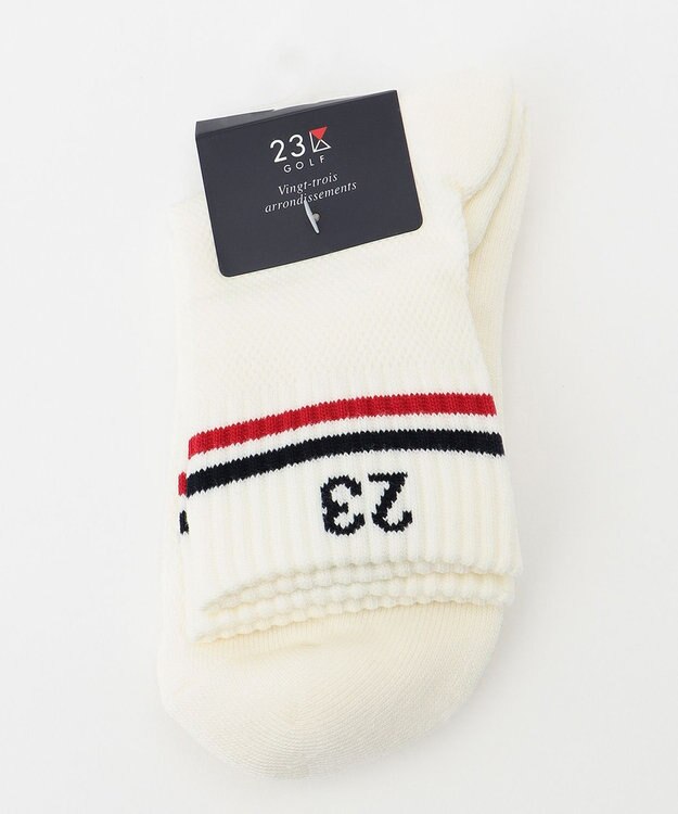 23区GOLF 【WOMEN】ショートソックス ホワイト系
