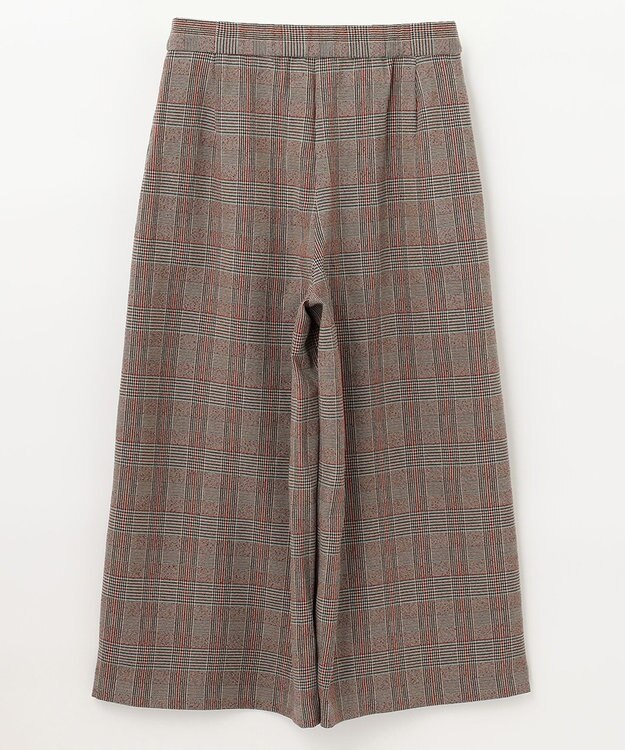 ANY 【ウエストゴム】ラップ風ガウチョパンツ オレンジ系3