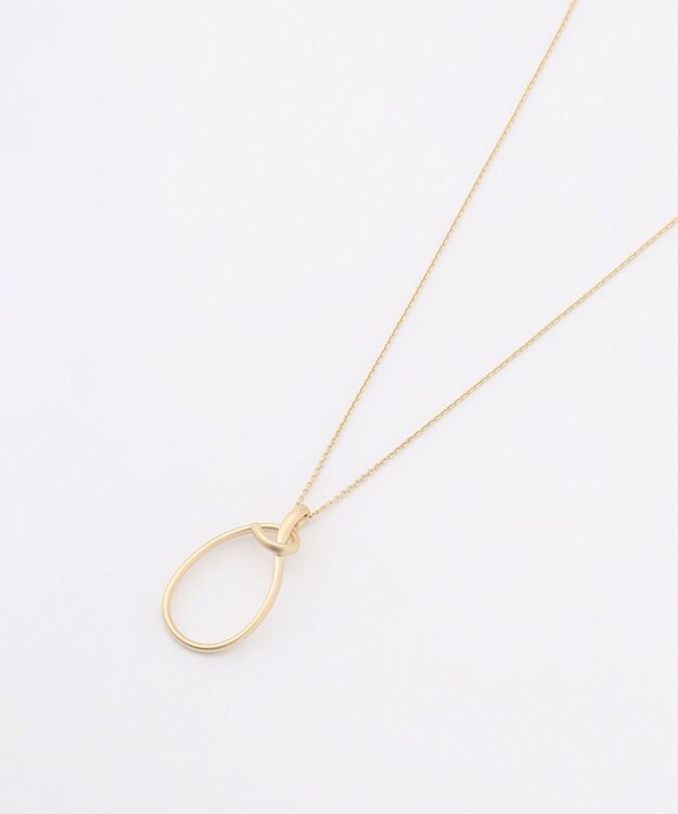 J.PRESS LADIES ドロップ カーブ ネックレス ゴールド系