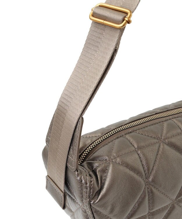 Green Parks ・ｃａｃｈｅｃａｃｈｅキルティングハーフムーンショルダ Bronze