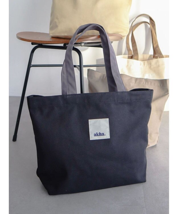 CRAFT STANDARD BOUTIQUE akha.　キャンバストート/A4サイズ Black