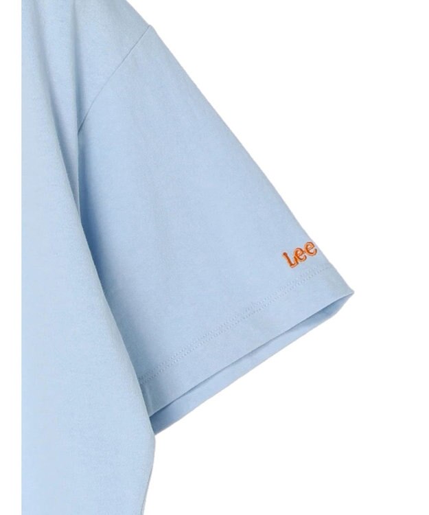 earth music&ecology Ｌｅｅ×ｅ．ｍ．ａ．ｅ　ＰＩＺＺＡ　ＴＥＥ Ice Blue