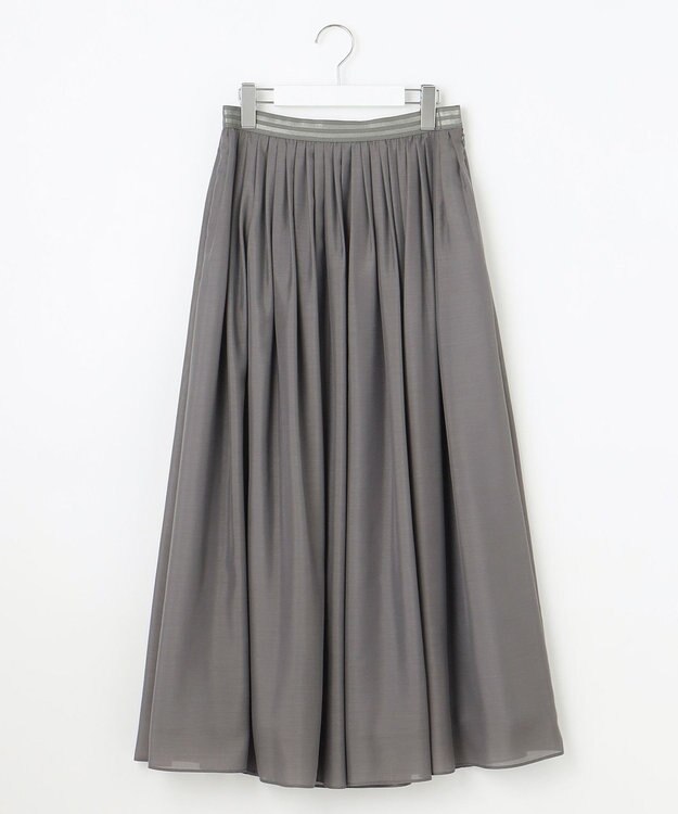 自由区 S シアー スカート セピア