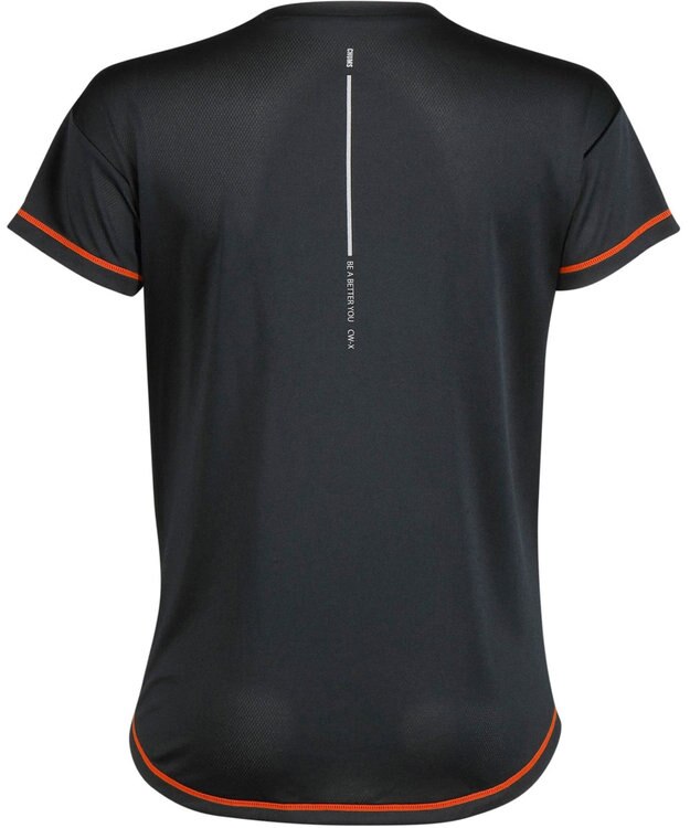 CW-X 【WOMEN】 CW-X 【CHUMS (チャムス)コラボ】 レディーストップス 薄軽ランニングシャツ 吸汗速乾(本体) UVカット率90％以上(本体) 3分袖 半袖 レディース LNY510 /ワコール ブラック