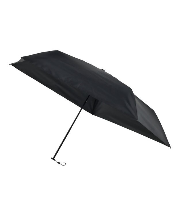 MOONBAT 【遮光100％/超軽量 /雑誌掲載】マジで軽い傘 晴雨兼用折りたたみ日傘 50cm マジカルテックプロテクション ブラック