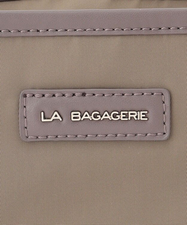 LA BAGAGERIE 【撥水ナイロン】ベーシックポシェット グレージュ