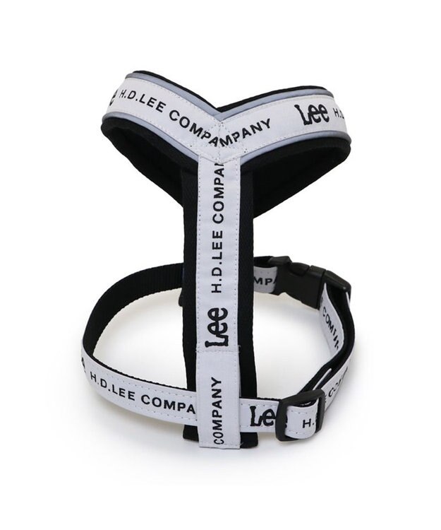 PET PARADISE Lee ロゴ アクティブ ハーネス ３Ｓ 小型犬 ホワイト×ブラック